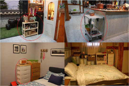 원목DIY 3단 선반, 접이식웨건, 오리지널 서랍장
